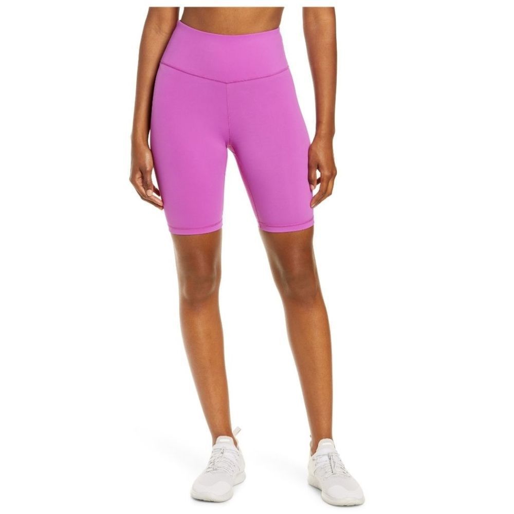 IVL Active High Waist Bike Shorts Fuschia Size 10